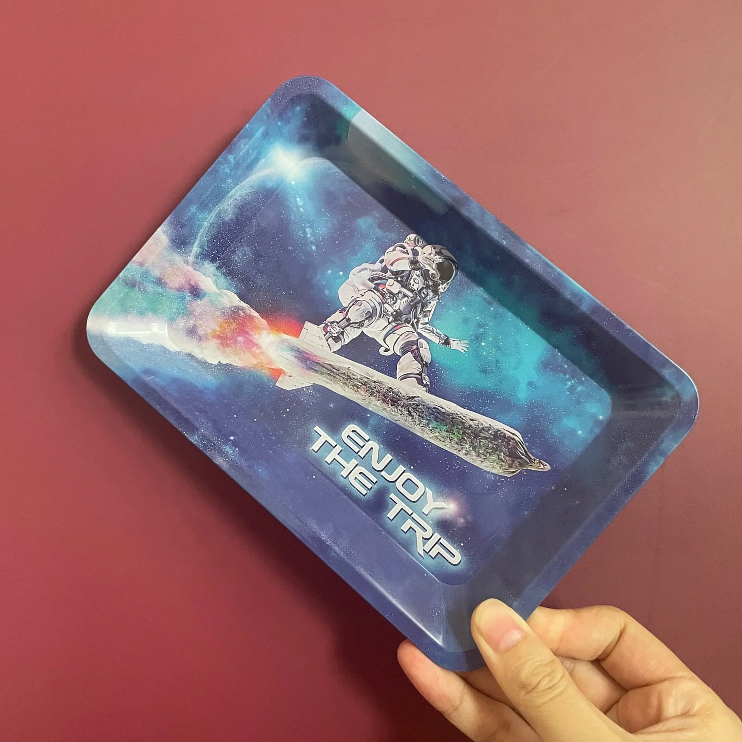 Metal Rolling Tray Smoking Accessories 180*125mm